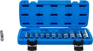 Jeu de douilles spéciales, fendues | 10 mm (3/8") | 8 - 19 mm | 12 pièces