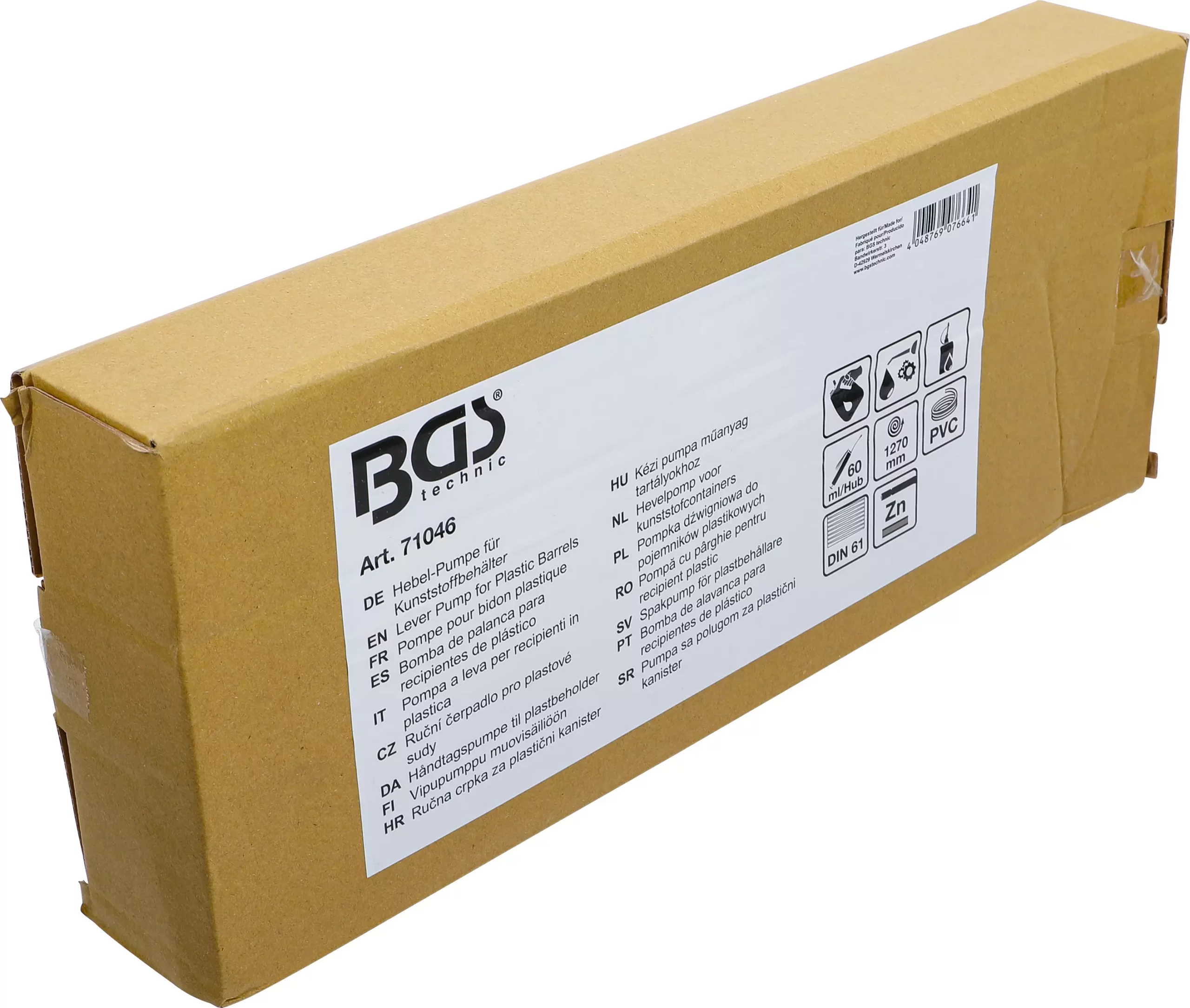 Pompe pour bidon plastique | avec bouchon fileté DIN 61 – Image 4