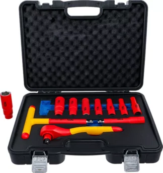 Jeu de douilles VDE | Empreinte 12,5 mm (1/2") | 10 - 24 mm | 11 pièces