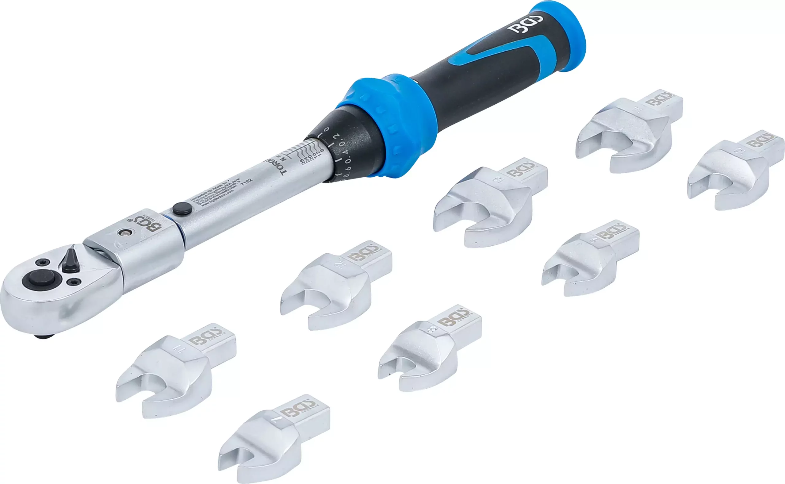 Jeu de clés dynamométriques | pour outils enfichables de 9 x 12 mm | 6 - 30 Nm | 10 pièces