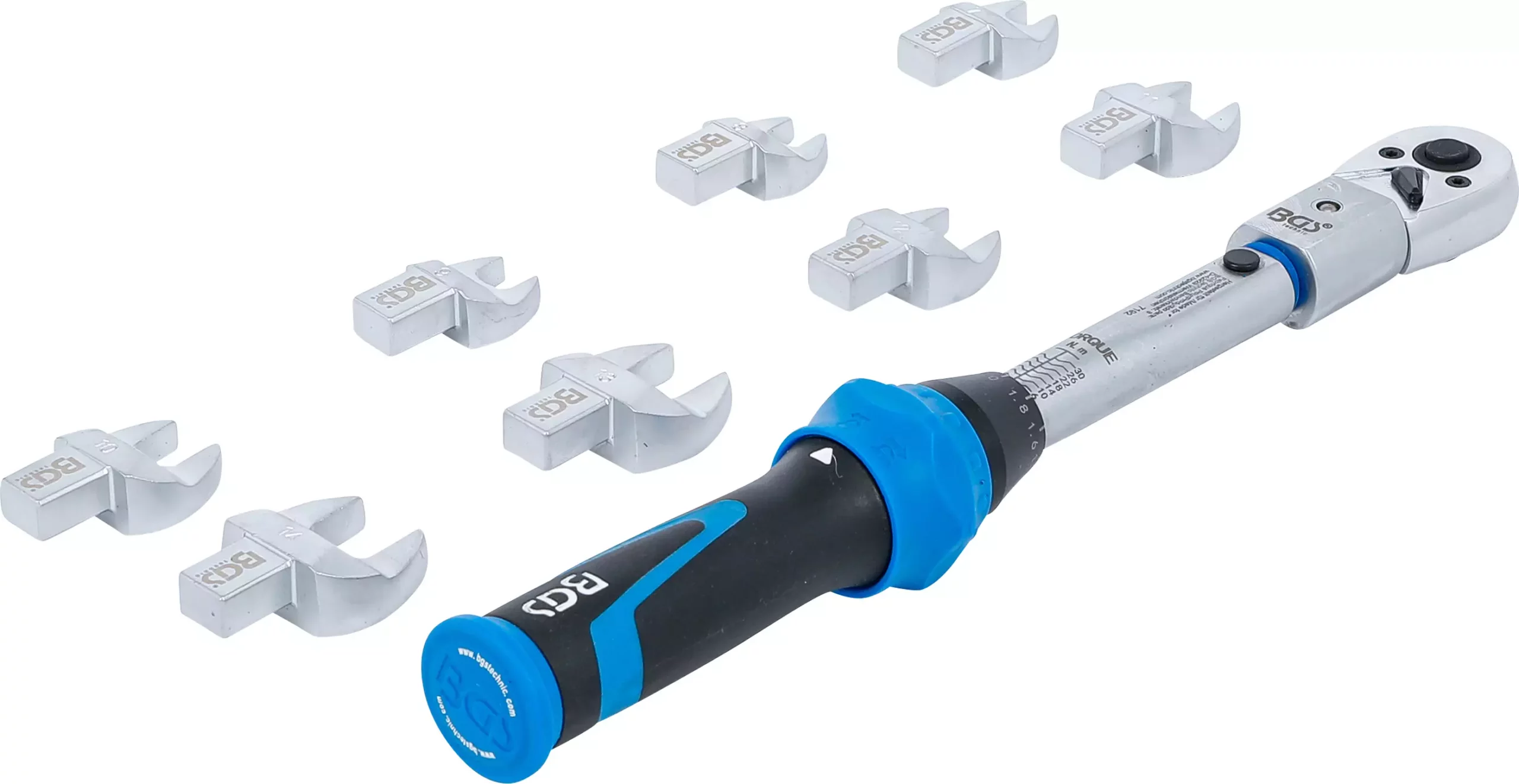 Jeu de clés dynamométriques | pour outils enfichables de 9 x 12 mm | 6 - 30 Nm | 10 pièces – Image 5