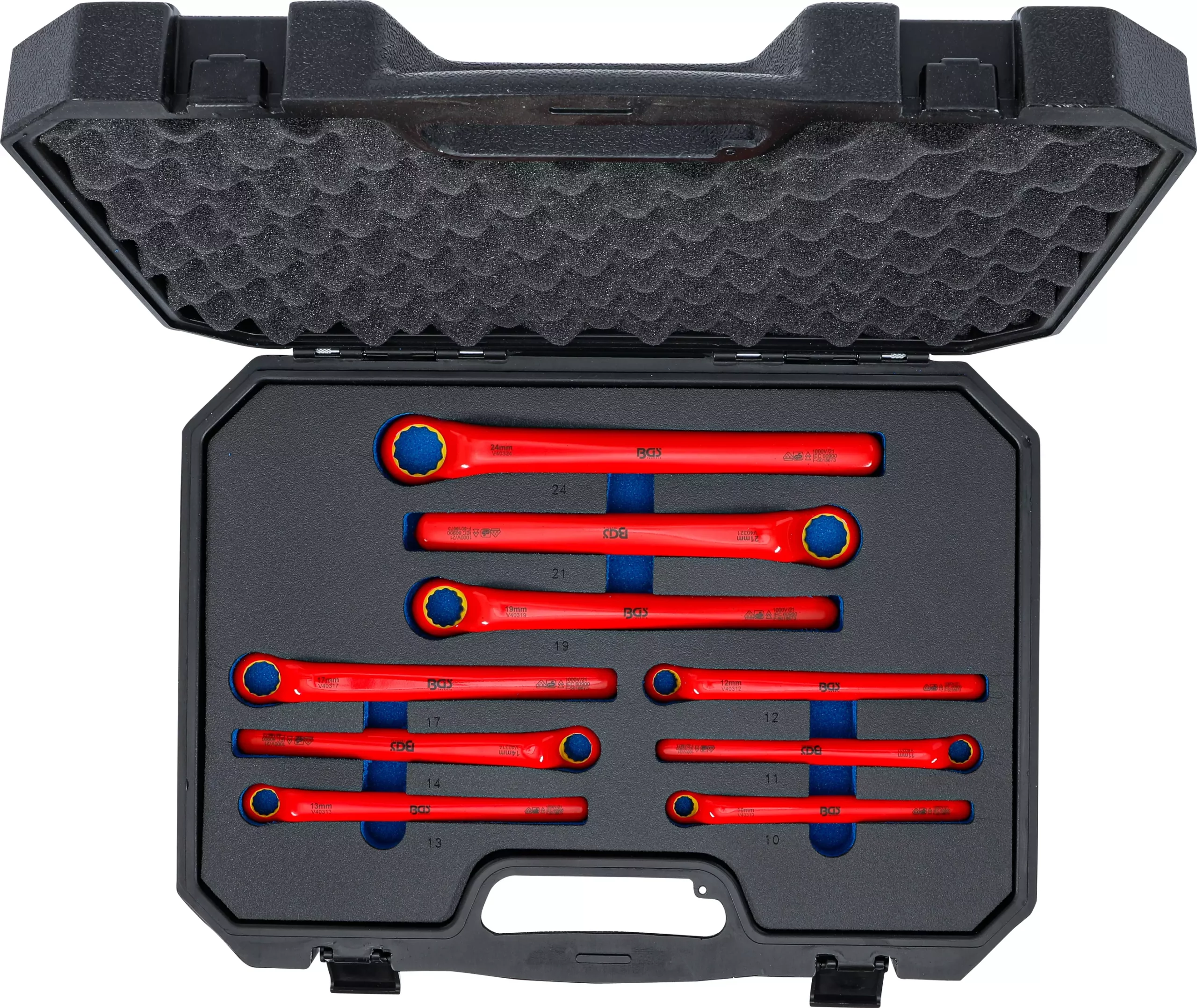 Jeu de clés polygonales VDE | contre-coudées | 10 - 24 mm | 9 pièces – Image 5