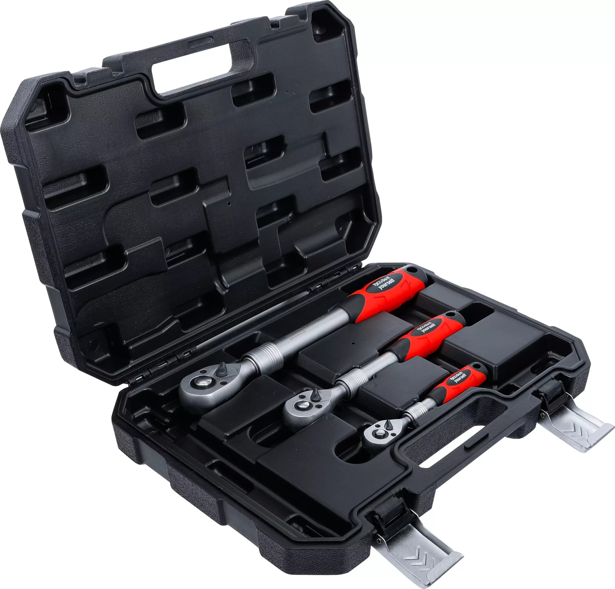 Jeu de cliquets | extensible | 6,3 mm (1/4") - 10 mm (3/8") - 12,5 mm (1/2") | 3 pièces – Image 6