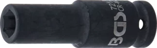Douille à choc, six pans, longue | 12,5 mm (1/2") | 12 mm