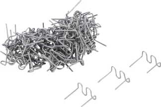 Jeu d’agrafes de réparation | forme ondulée | 0,8 mm | 100 pièces