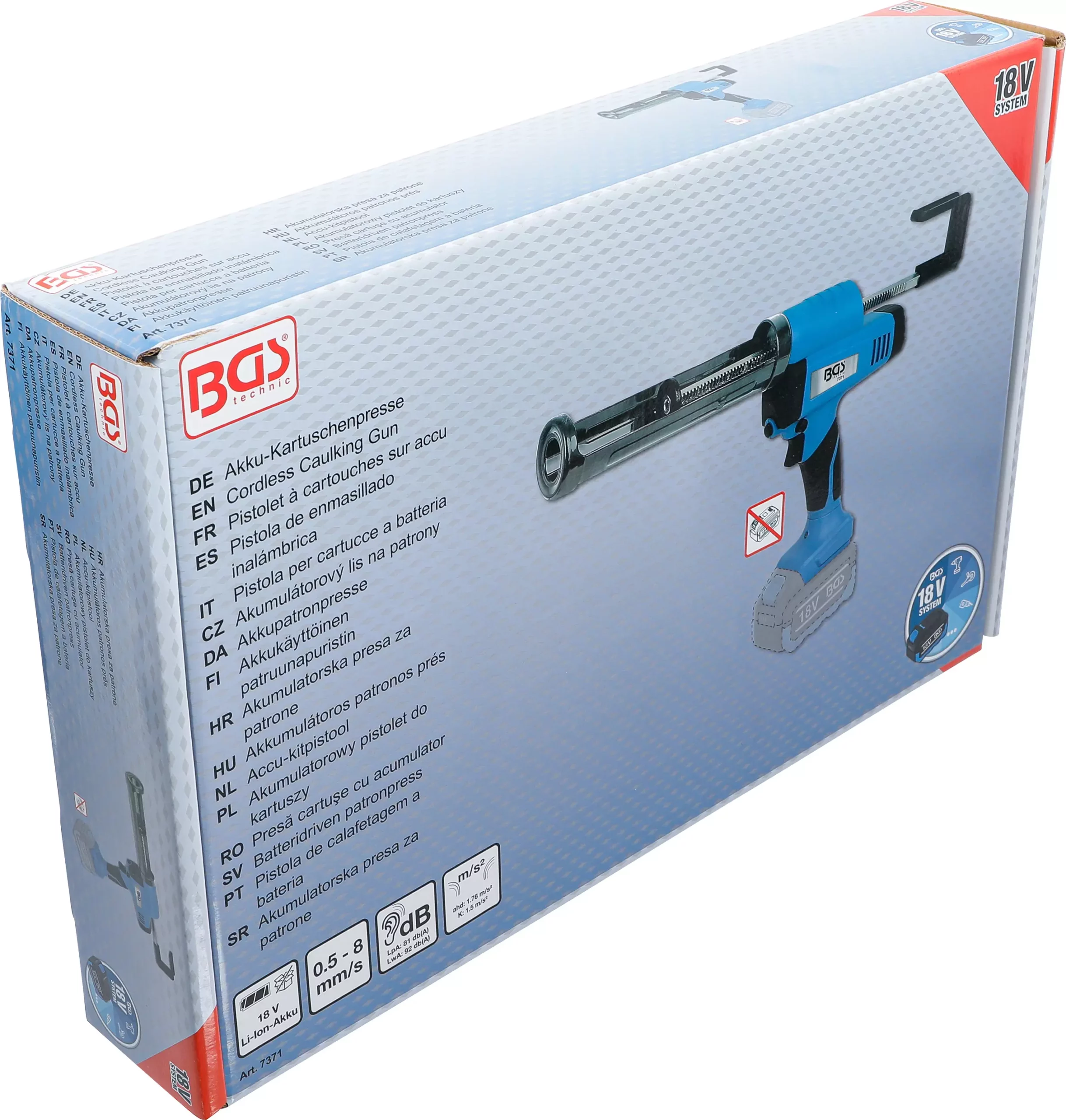 Pistolet à cartouches sur accu | 18 V | sans batterie – Image 6