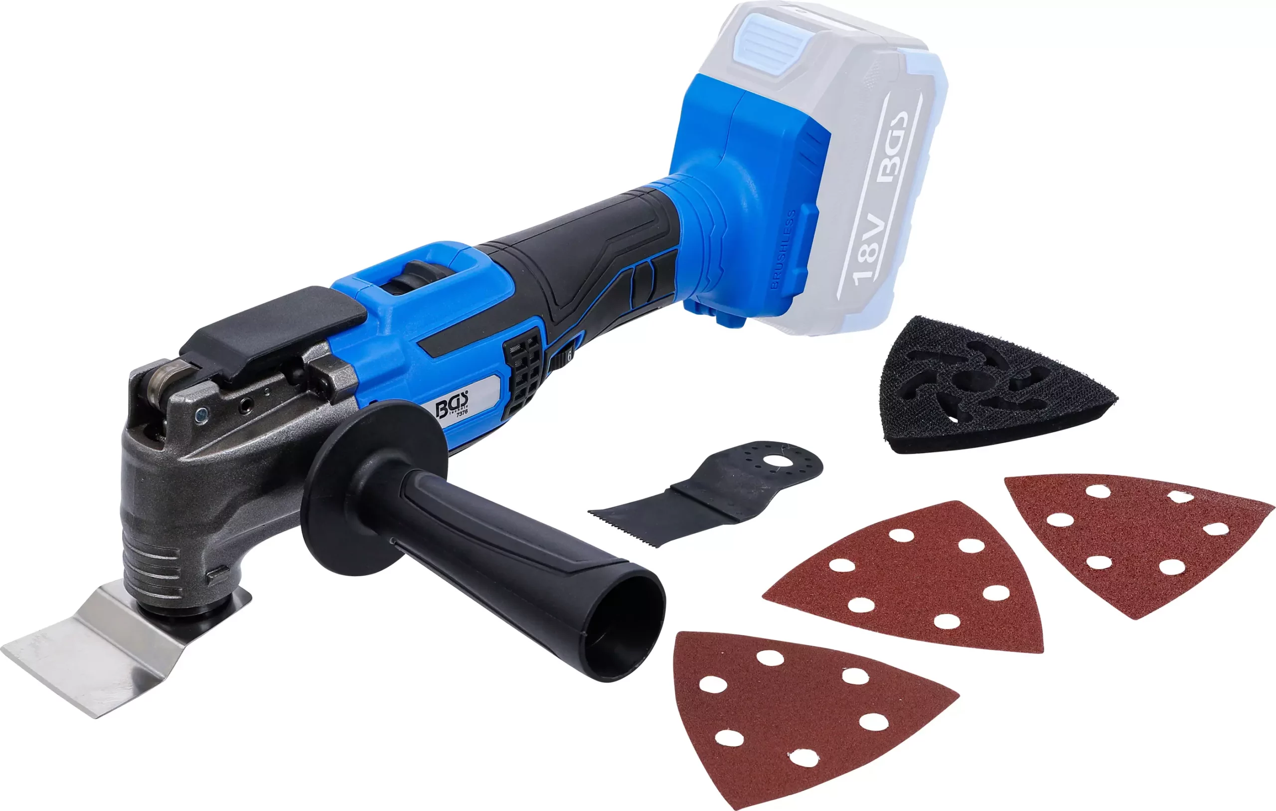 Outil multifonctions sur batterie | sans balais | 18 V | sans batterie