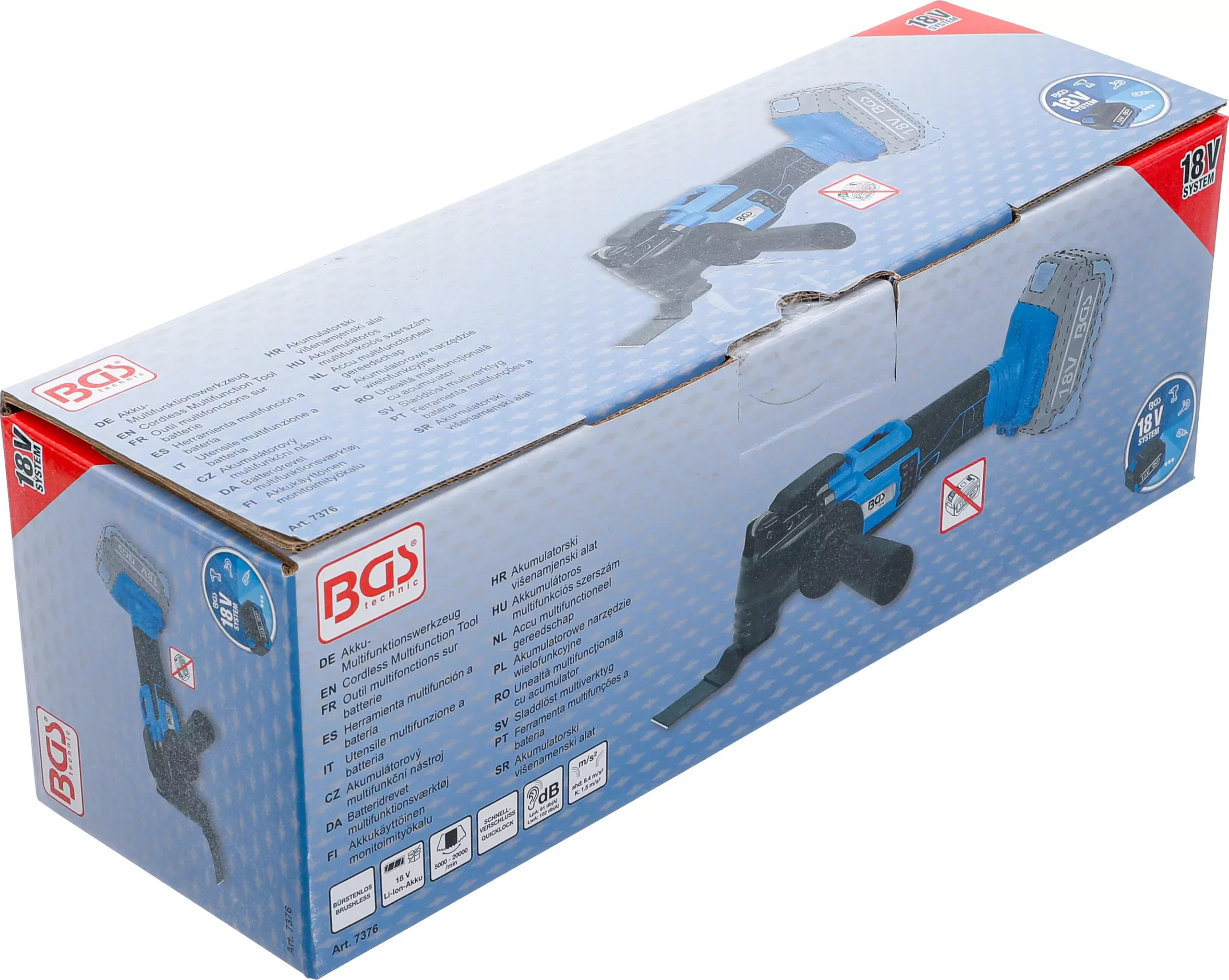 Outil multifonctions sur batterie | sans balais | 18 V | sans batterie – Image 8