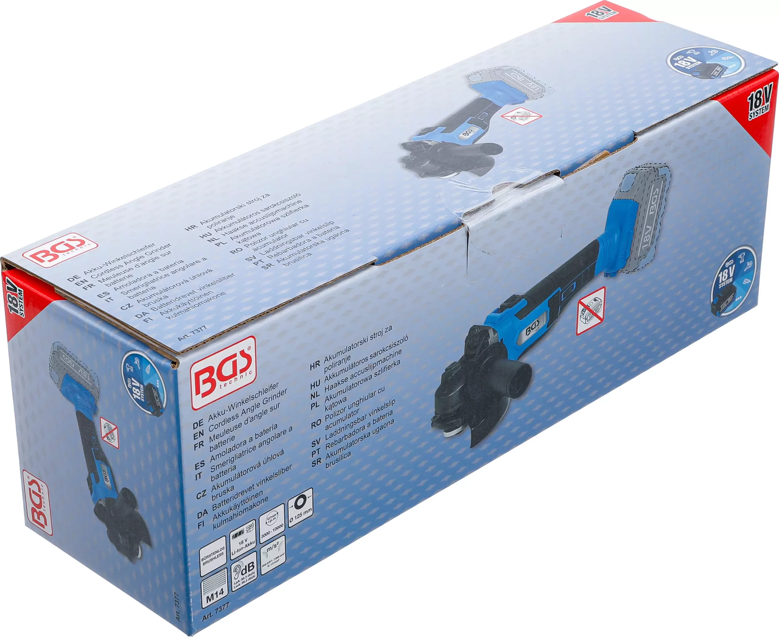Meuleuse d’angle sur batterie | sans balais | 18 V | sans batterie – Image 8