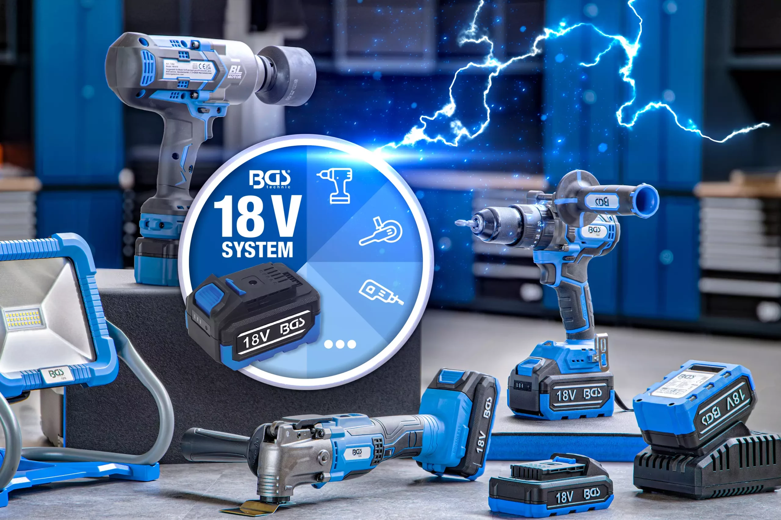 Batterie | 2,0 Ah | pour système de batterie BGS 18 V – Image 2