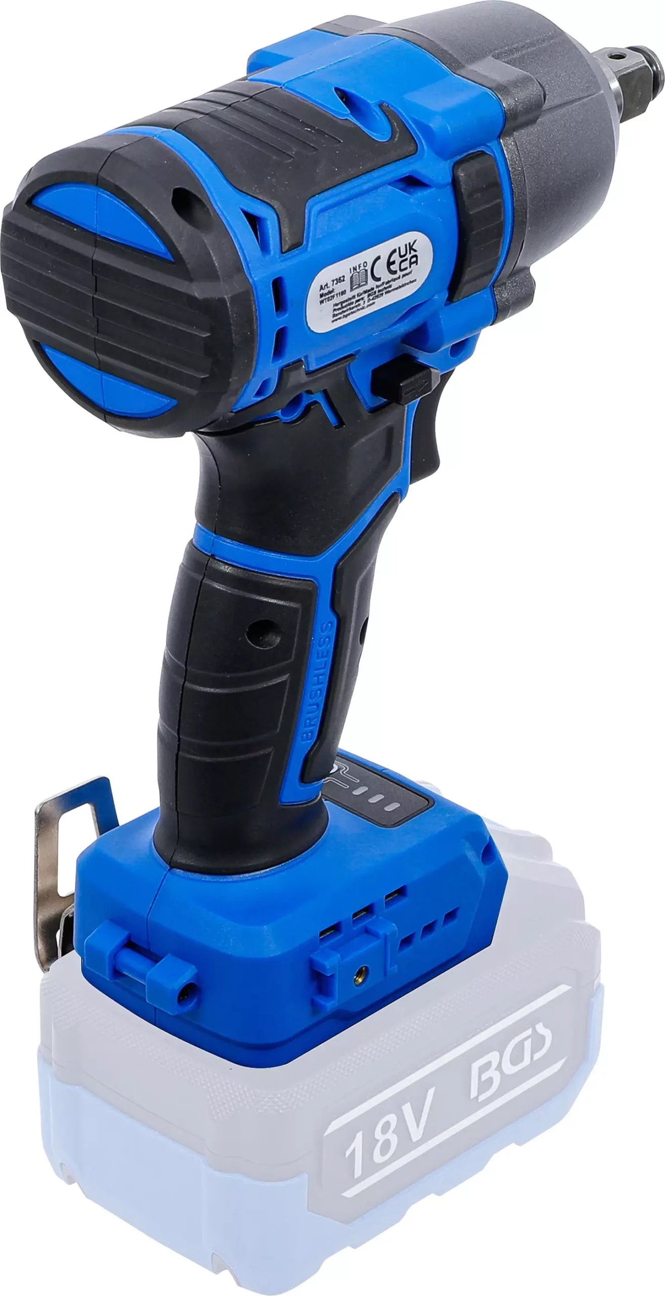 Jeu de clé à choc sur batterie | sans balais | 400 Nm | 18 V | avec batterie et chargeur rapide – Image 5