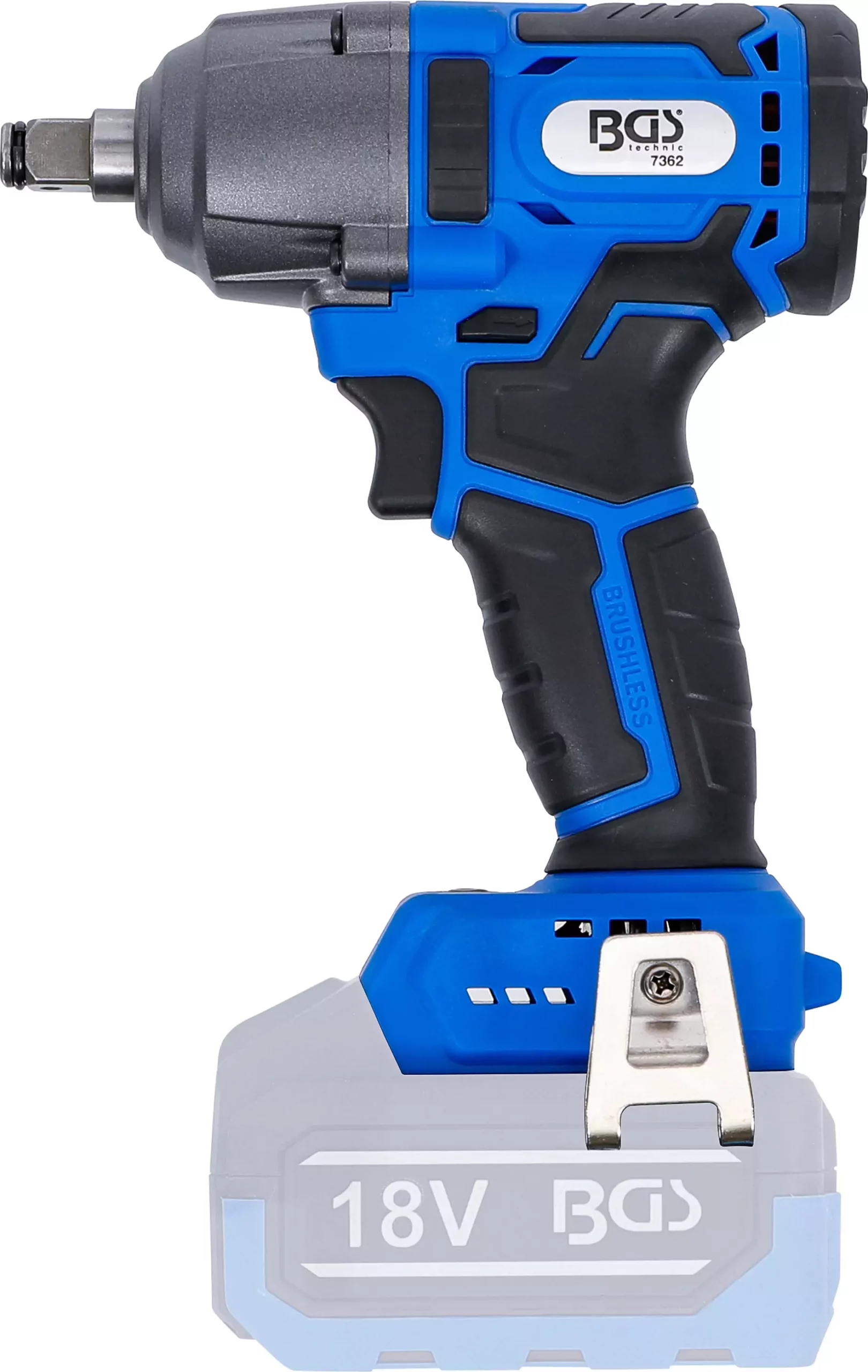 Jeu de clé à choc sur batterie | sans balais | 400 Nm | 18 V | avec batterie et chargeur rapide – Image 6