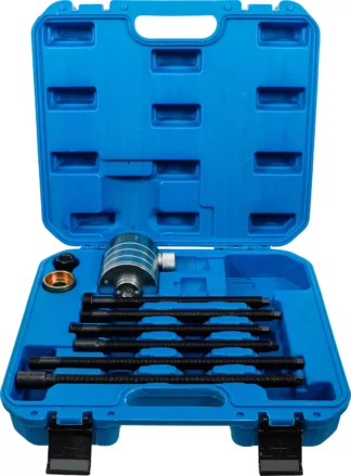 Jeu d’outils pour vérin hydraulique | avec broches de traction | pour l’extracteur d’injecteurs diesel | 17 t