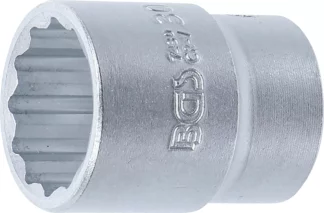 Douille pour clé, douze pans | 20 mm (3/4") | 30 mm