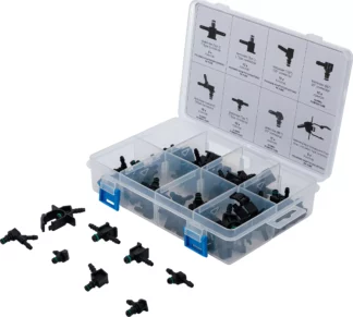 Assortiment de connecteurs de tuyau de retour diesel | 85 pièces