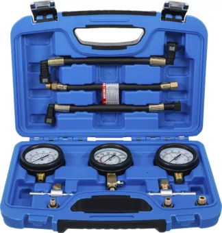 Jeu de testeurs de pression de carburant et de compression | pour motos | 11 pièces