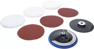 Jeu de disques de polissage et ponçage | Ø 180 mm | 8 pièces