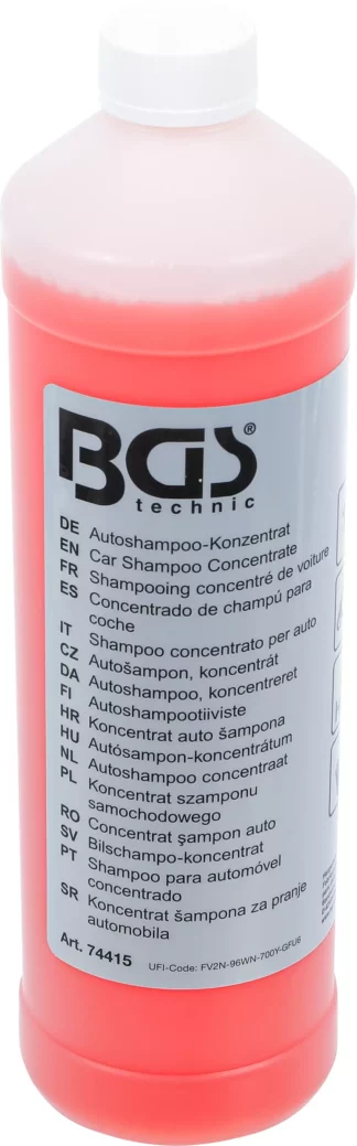 Shampooing concentré de voiture | rouge | 1000 ml