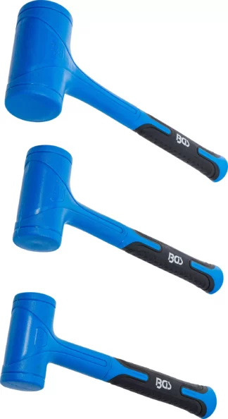 Jeu de maillets de débosselage | anti rebonds | Ø 47 / 55 / 65 mm | 450 / 765 / 1275 g | 3 pièces
