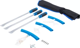 Jeu de démonte pneus et protections de jantes | pour motos | 13 pièces