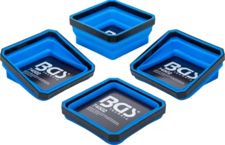 Jeu de coupelles magnétiques | silicone | pliable | 115 x 115 x 50 mm | 4 pièces