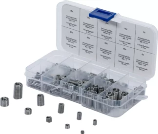 Assortiment d’embouts de réparation de filetages | acier inoxydable | 150 pcs.