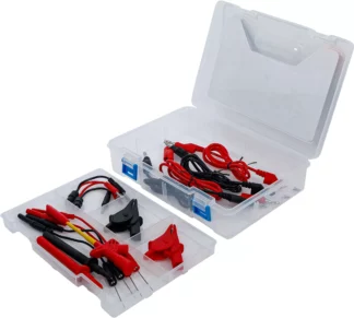 Assortiment de câbles de mesure et d’accessoires pour pointes de sondes | pour multimètre | 15 pièces