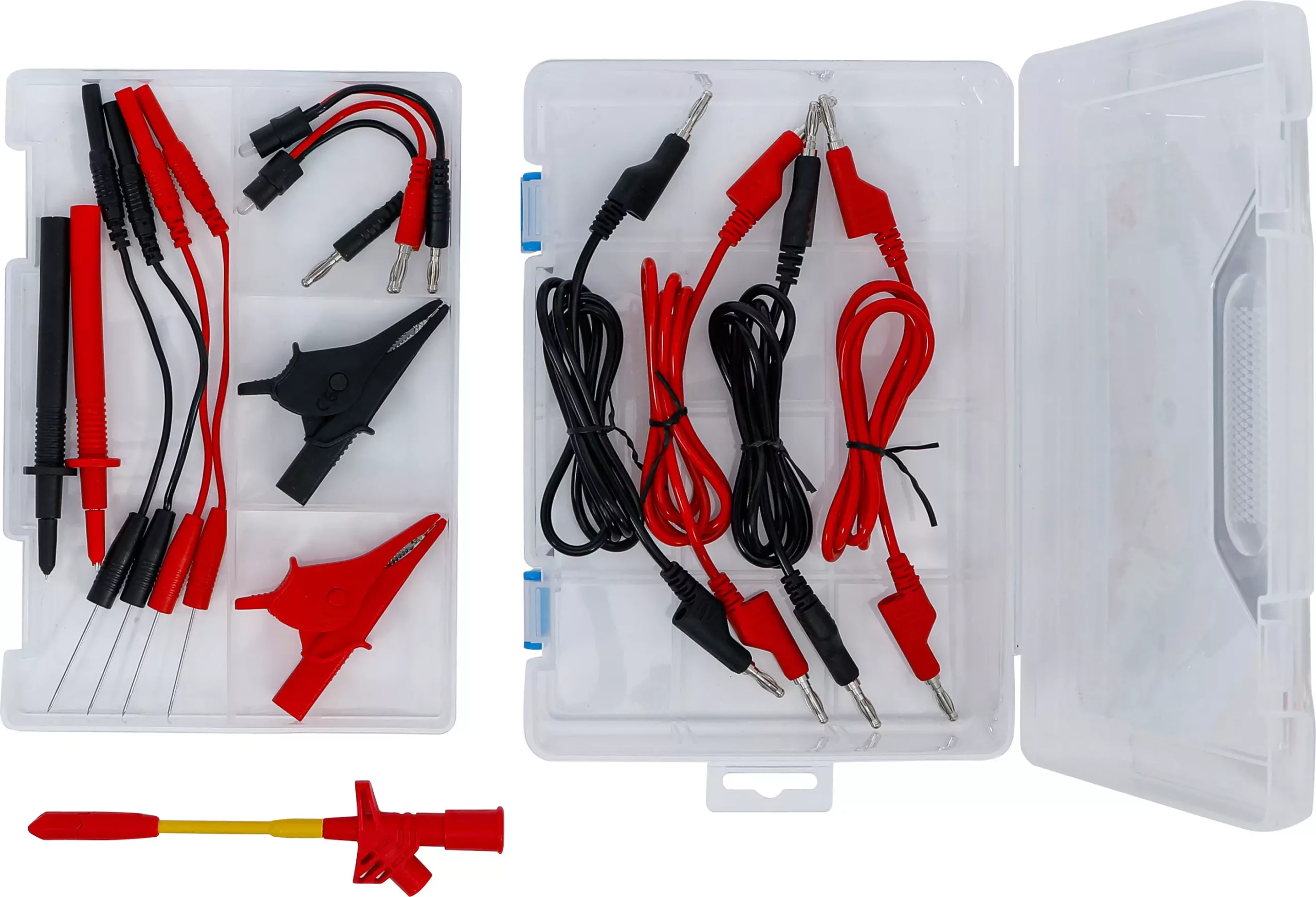 Assortiment de câbles de mesure et d’accessoires pour pointes de sondes | pour multimètre | 15 pièces – Image 3