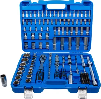 Coffret de Douilles à profil ondulé | 6,3 mm (1/4") / 12,5 mm (1/2") | 150 pièces