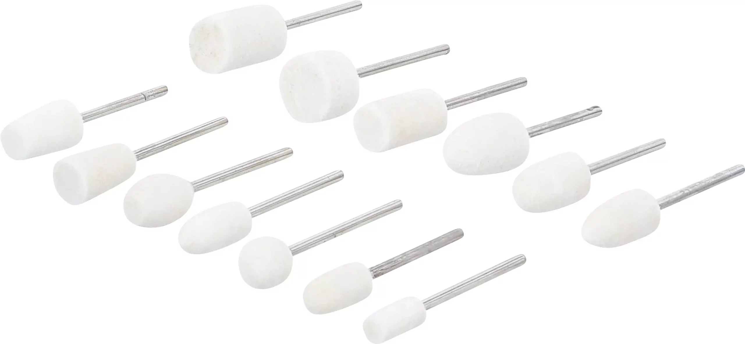 Assortiment de têtes de polissage | 13 pièces