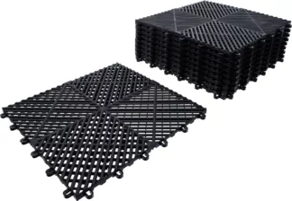 Jeu de carreaux en plastique | système de clic | 400 x 400 x 18 mm | 10 pcs.