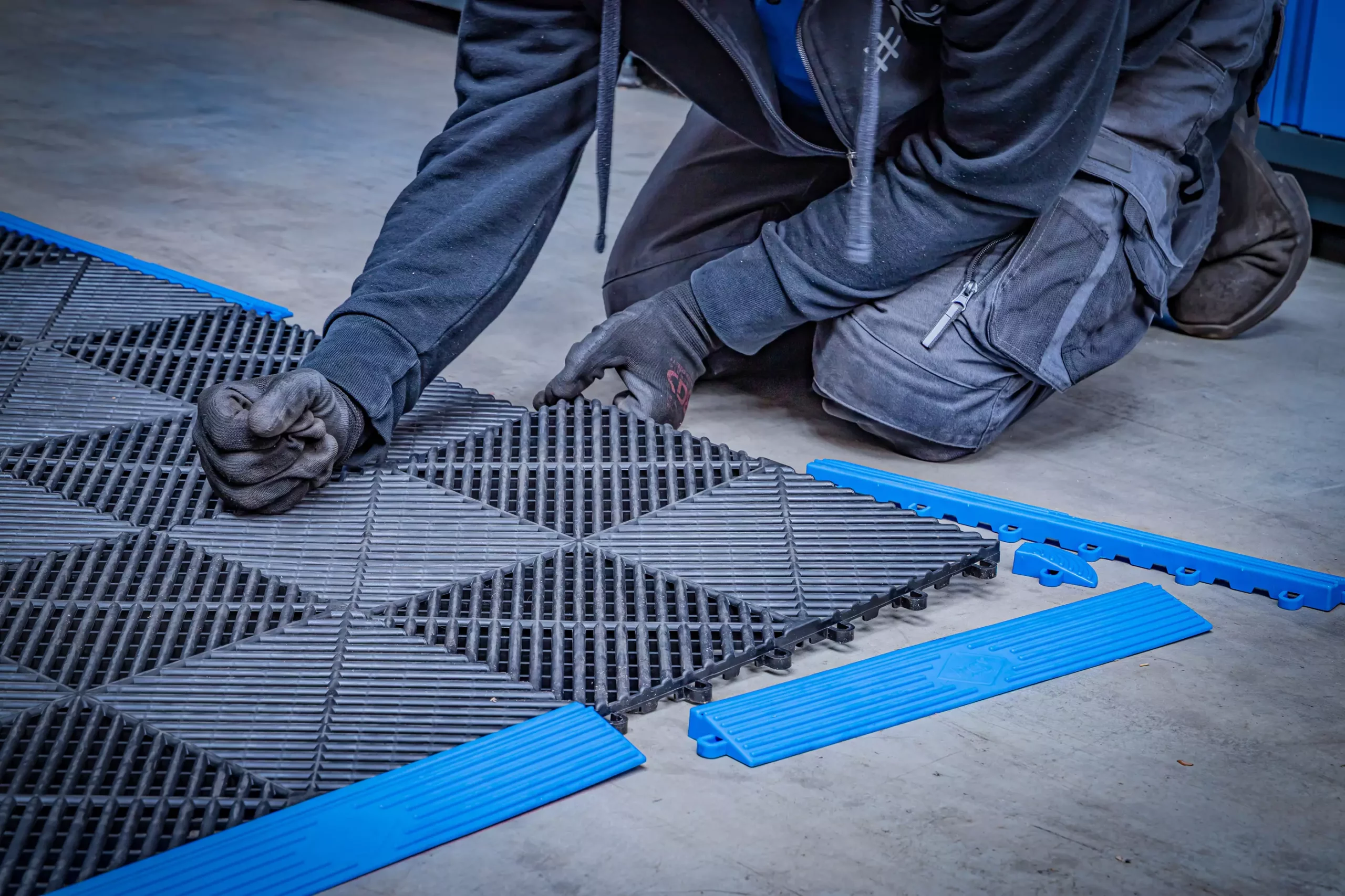 Jeu d’éléments de bord de carreaux en plastique | système de clic | 400 x 55 x 15 mm | 10 pcs. – Image 3