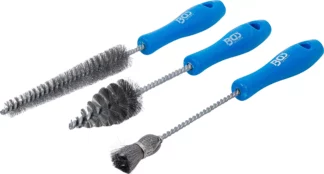 Jeu de brosses de nettoyage d’injecteur diesel | 3 pcs.