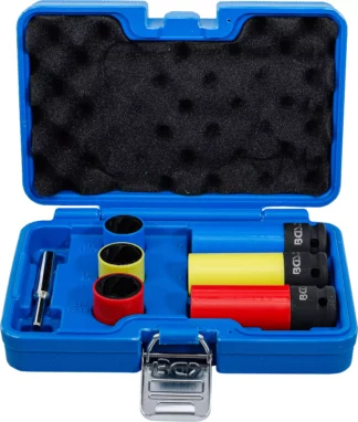 Jeu de douilles spiralées/jeu d’extracteurs de vis et de douilles de puissance avec protection | 12,5 mm (1/2") | 17 / 19 / 21 mm | 7 pièces