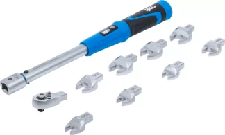 Jeu de clés dynamométriques | pour outils enfichables de 9 x 12 mm | 10 - 50 Nm | 10 pcs.
