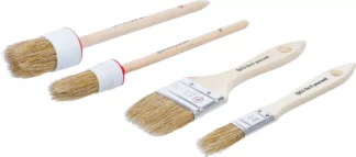 Jeu de pinceaux plats / annulaires | 4 pcs.