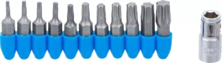 Jeu d’embouts | 6,3 mm (1/4") | profil T (pour Torx) | 11 pièces