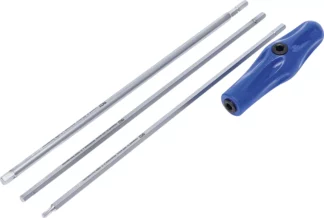 Jeu de tournevis de spéclial | Profil T (pour Torx) | six pans intérieurs | 4 pièces