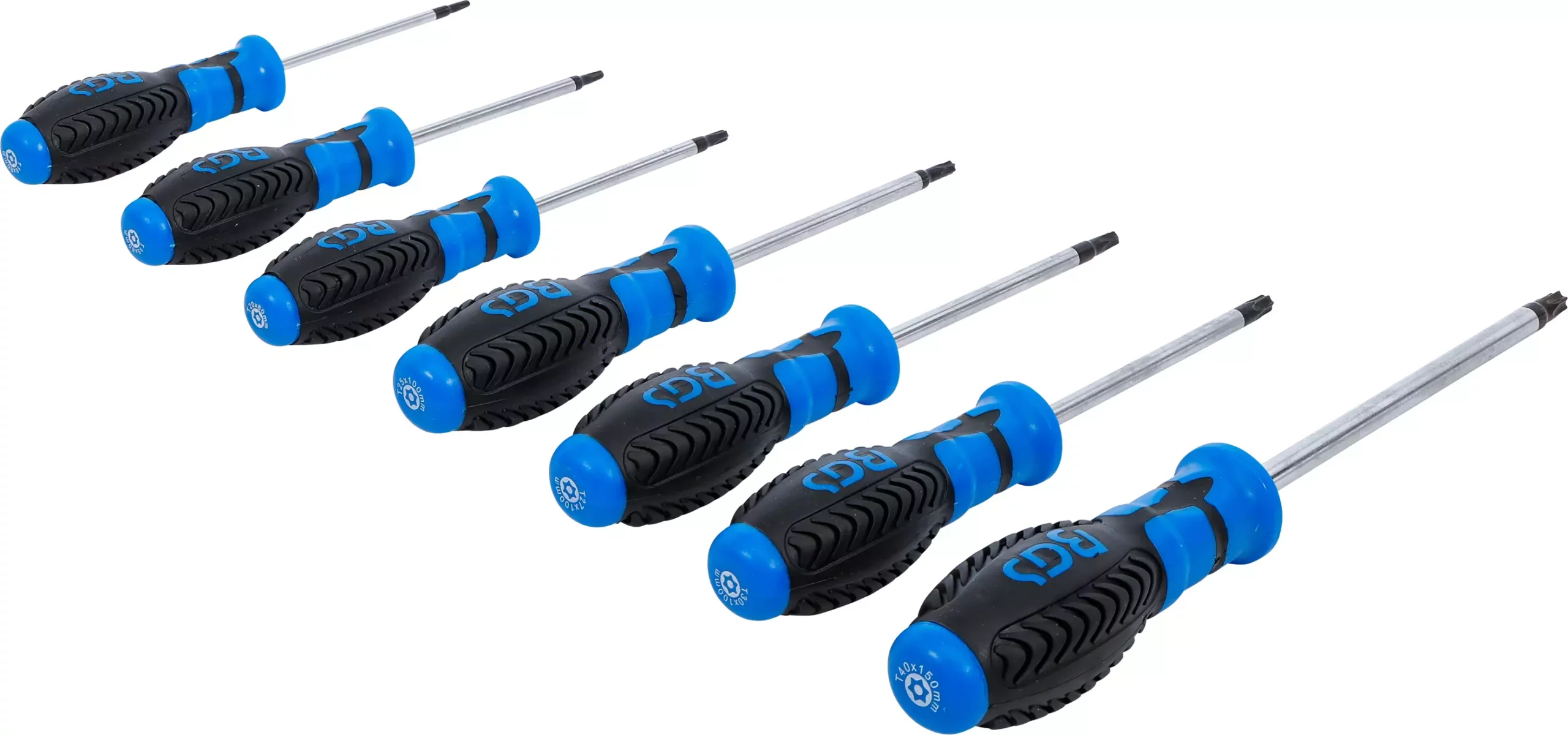 Jeu de tournevis | Profil T (pour Torx) avec perçage | T10 - T40 | 7 pièces – Image 3