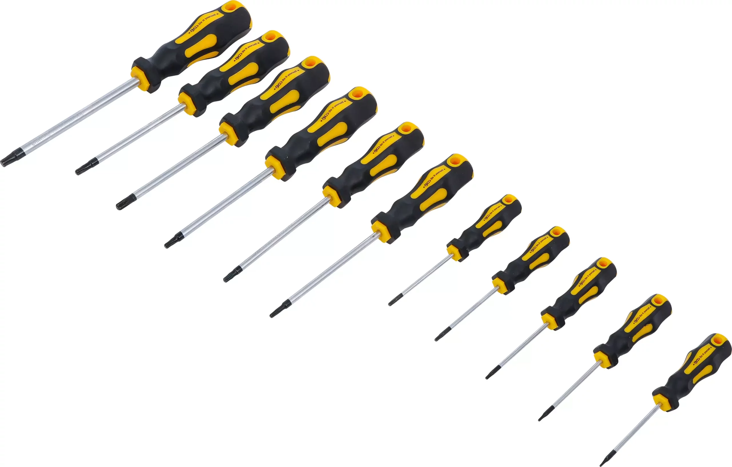 Jeu de tournevis | profil en T (pour Torx) T6 - T40 | 11 pièces