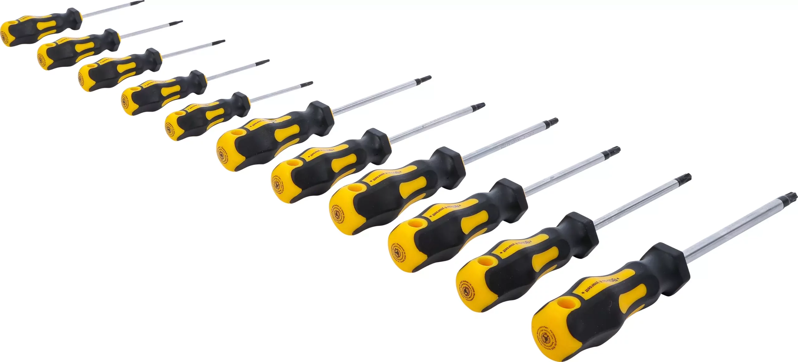 Jeu de tournevis | profil en T (pour Torx) T6 - T40 | 11 pièces – Image 3