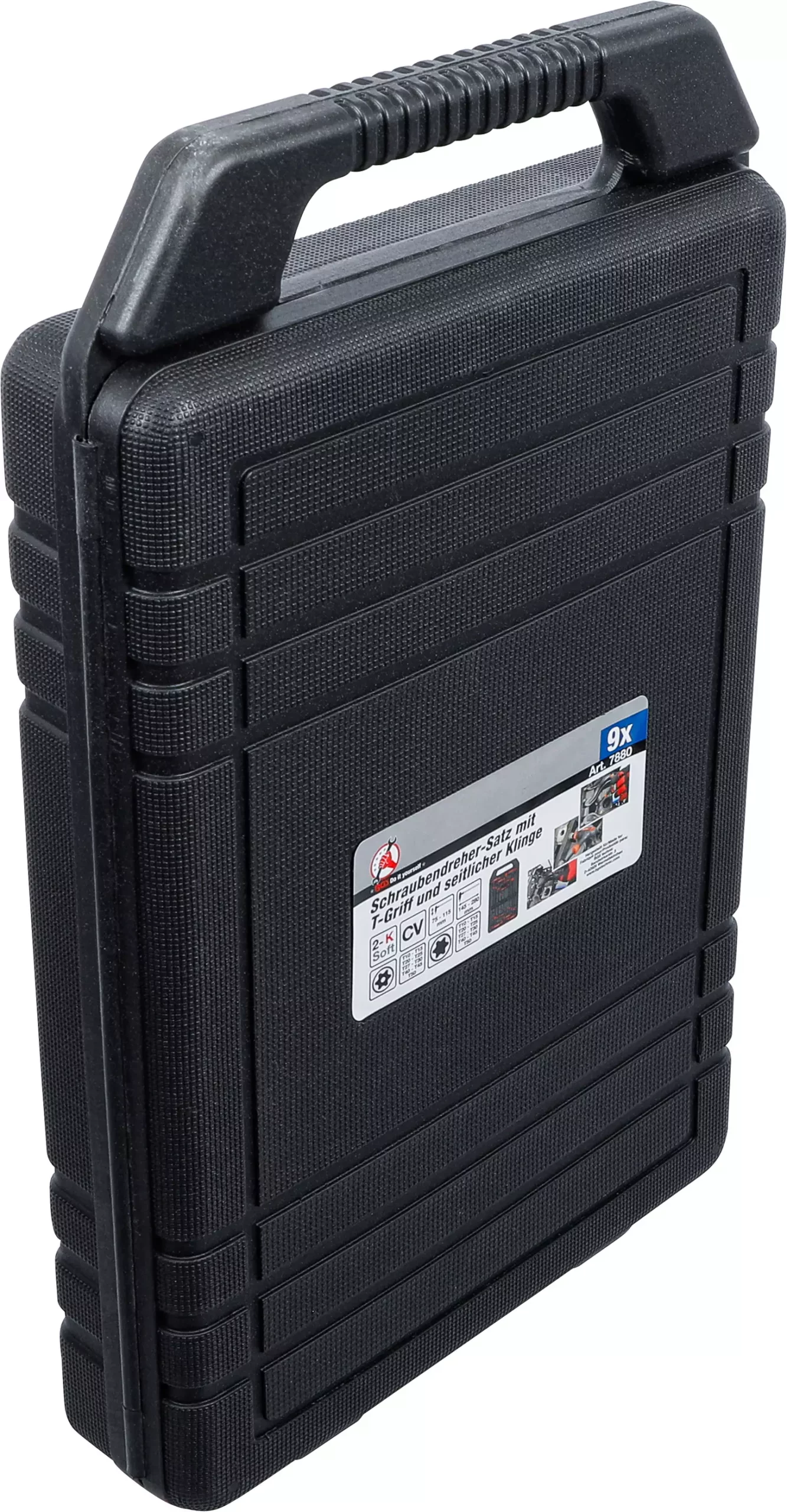 Tournevis avec poignée en T | Profil en T (pour Torx) avec perçage frontal | T10 - T50 | 9 pièces – Image 6