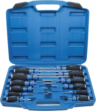 Jeu de tournevis | carré femelle 6,3 mm (1/4") | 12 pièces