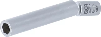 Douille articulée à cardan pour bougies de préchauffage et d’allumage | 6,3 mm (1/4") | 8 mm