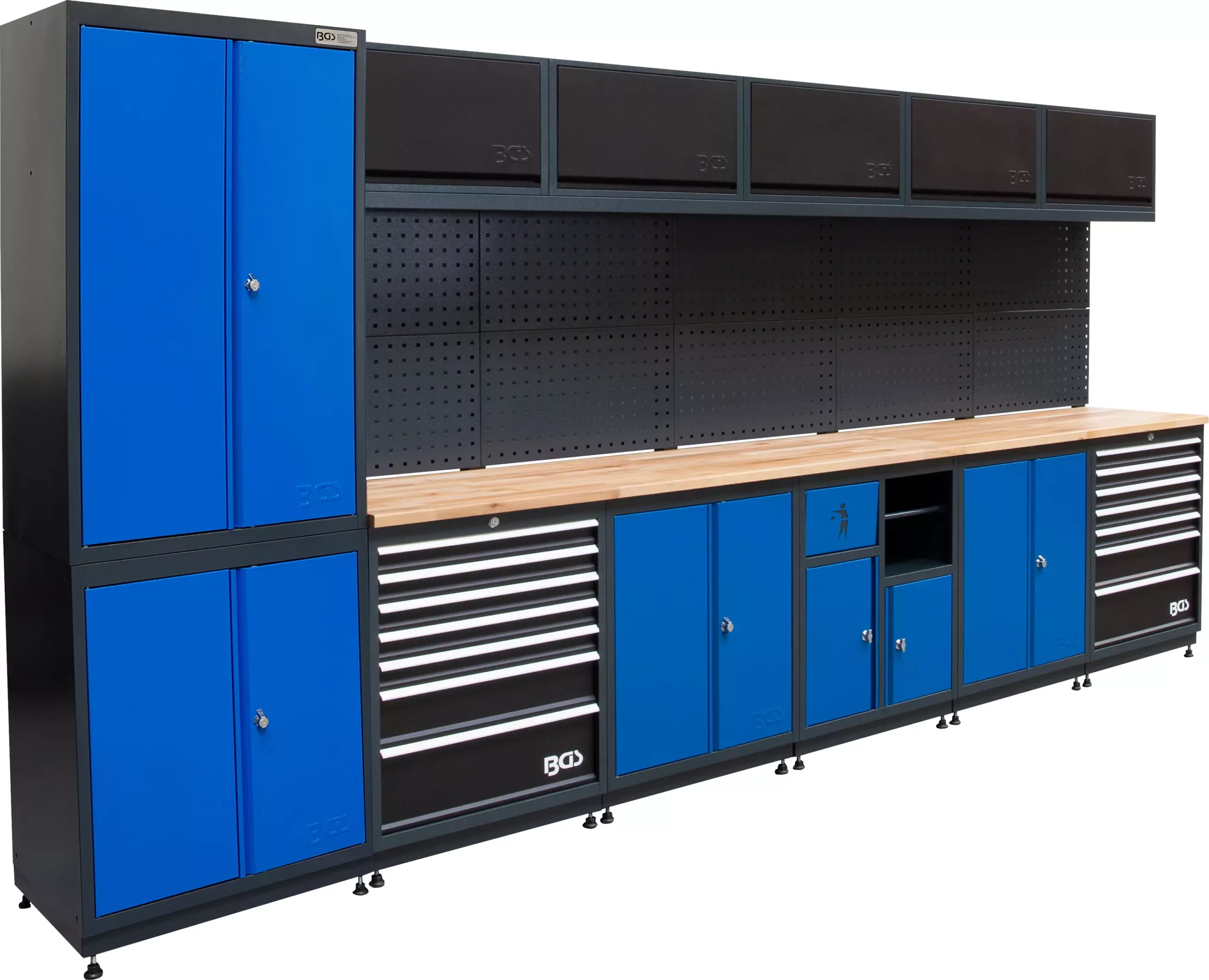 Système d'unité murale | compact | bois | 6 modules