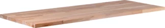 Plan de travail en bois massif | 1300 x 550 x 30 mm