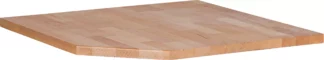 Plan de travail en bois massif | surface de coin