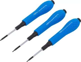 Jeu de tournevis de précision | profil en T (pour Torx) T4 / T5 / T6 | 3 pièces