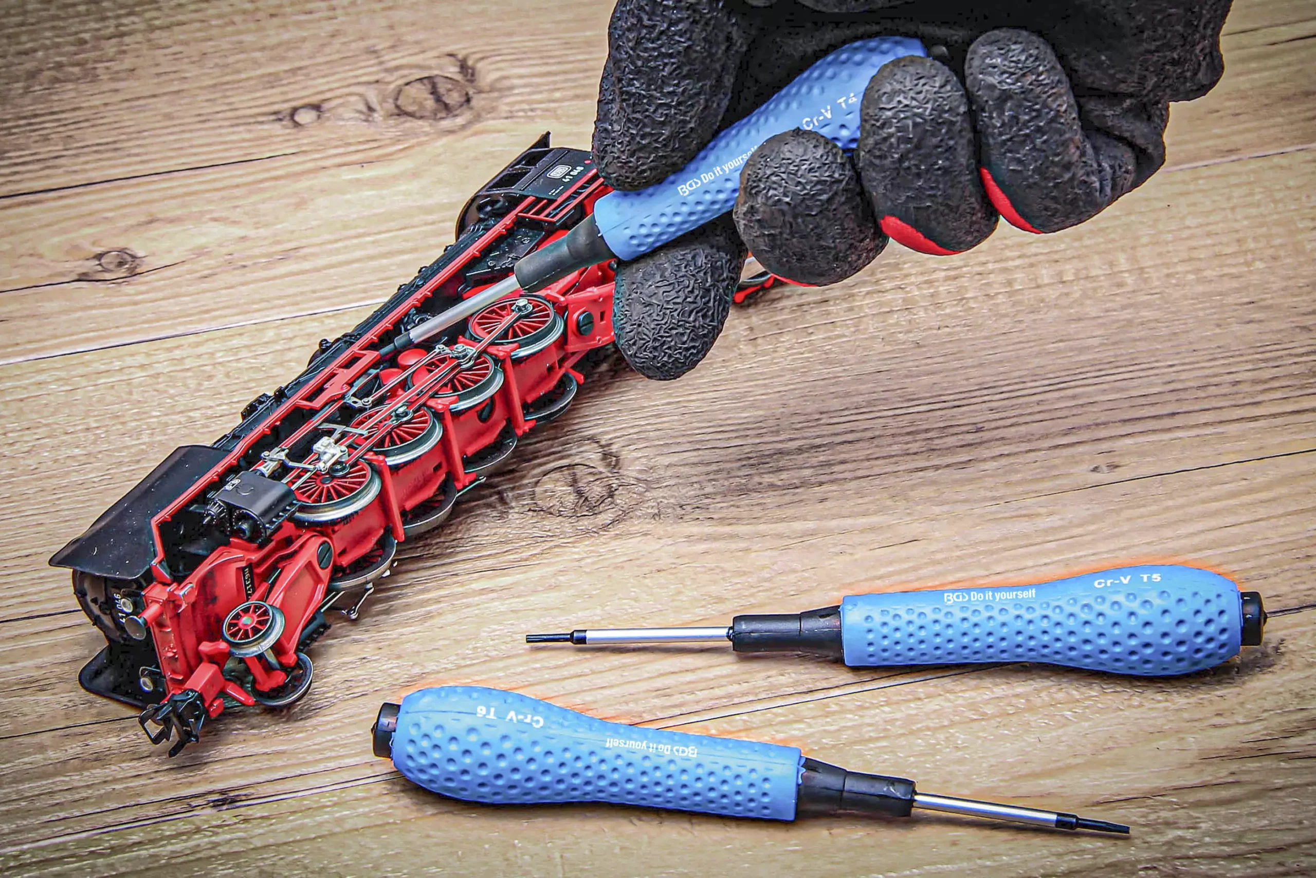Jeu de tournevis de précision | profil en T (pour Torx) T4 / T5 / T6 | 3 pièces – Image 2