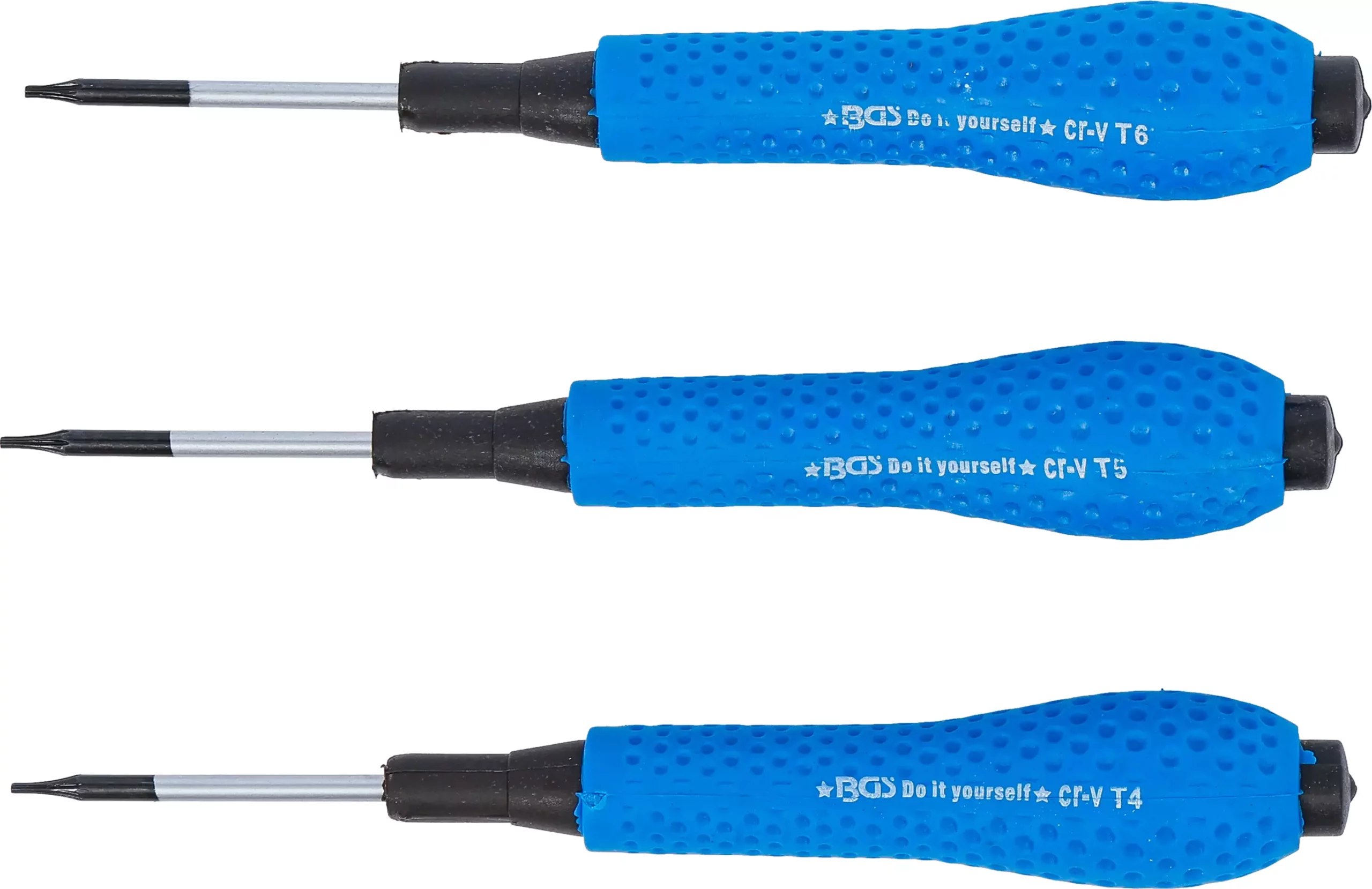 Jeu de tournevis de précision | profil en T (pour Torx) T4 / T5 / T6 | 3 pièces – Image 4